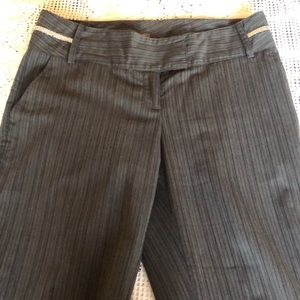 Black Charcoal Grey Pant Suit